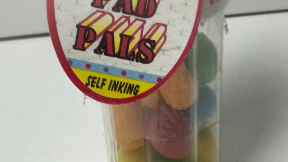 Stamp Pad Easter Bunny Candy Container Mint Unopened from 1998