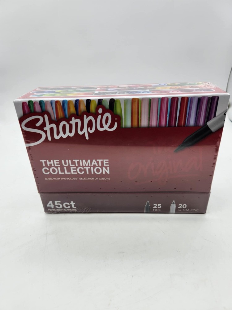 Sharpie 2130050 Assorted Tip Permanent Markers Collection Assorted (45/PK) New