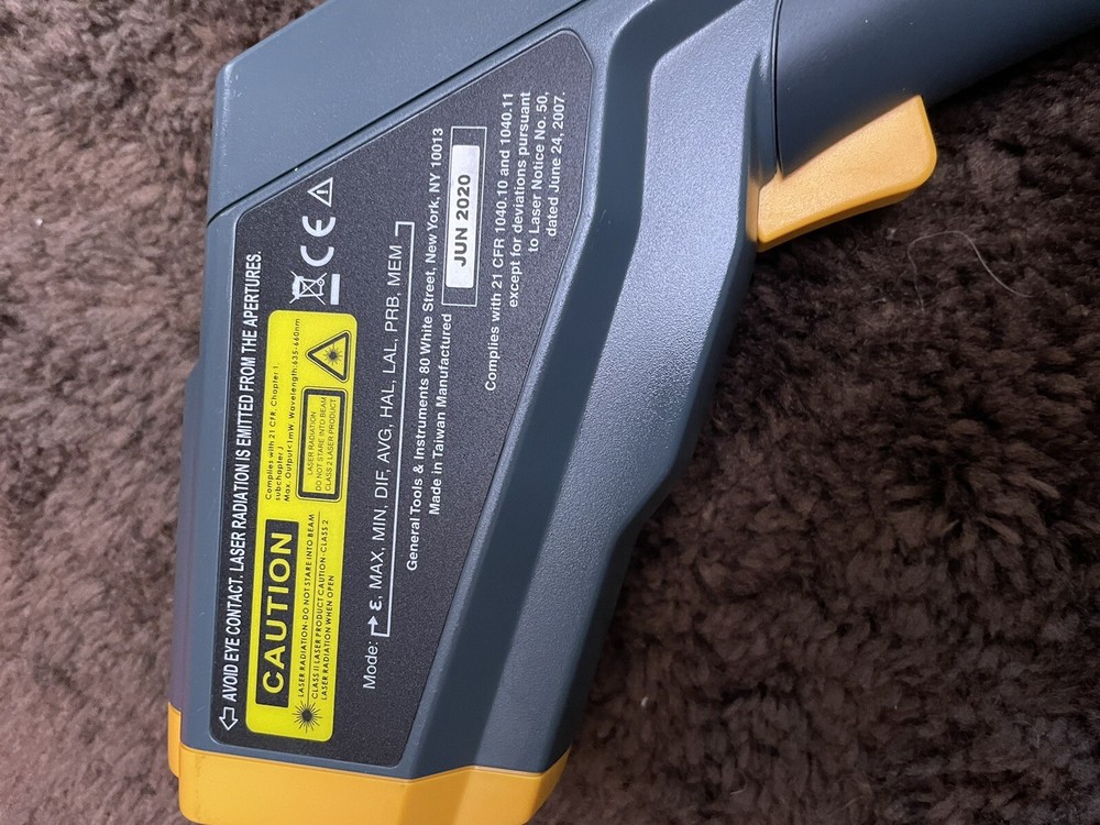 Temp gun. GENERAL IRT850k