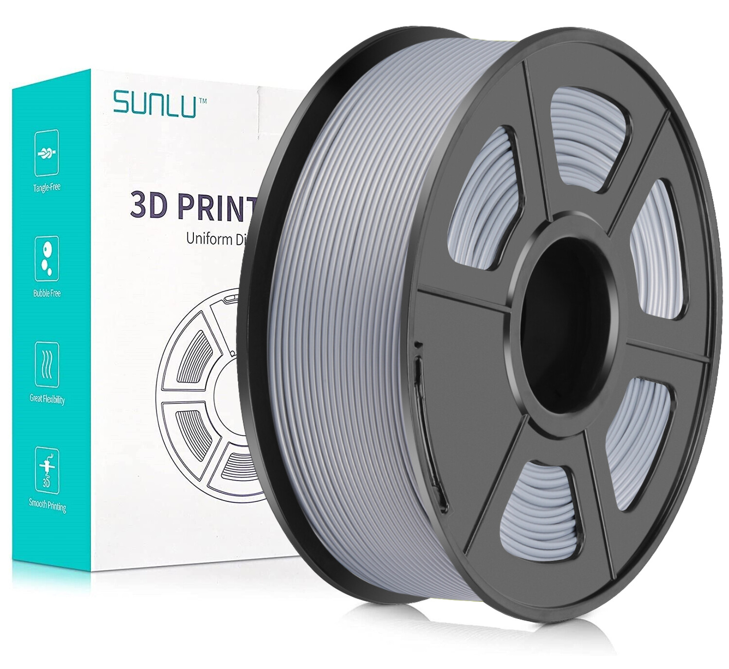 【BUY4 PAY FOR 3】SUNLU PLA/PLA PLUS/PETG/SILK/ABS/META/MATTE 1KG TPU500G Filament