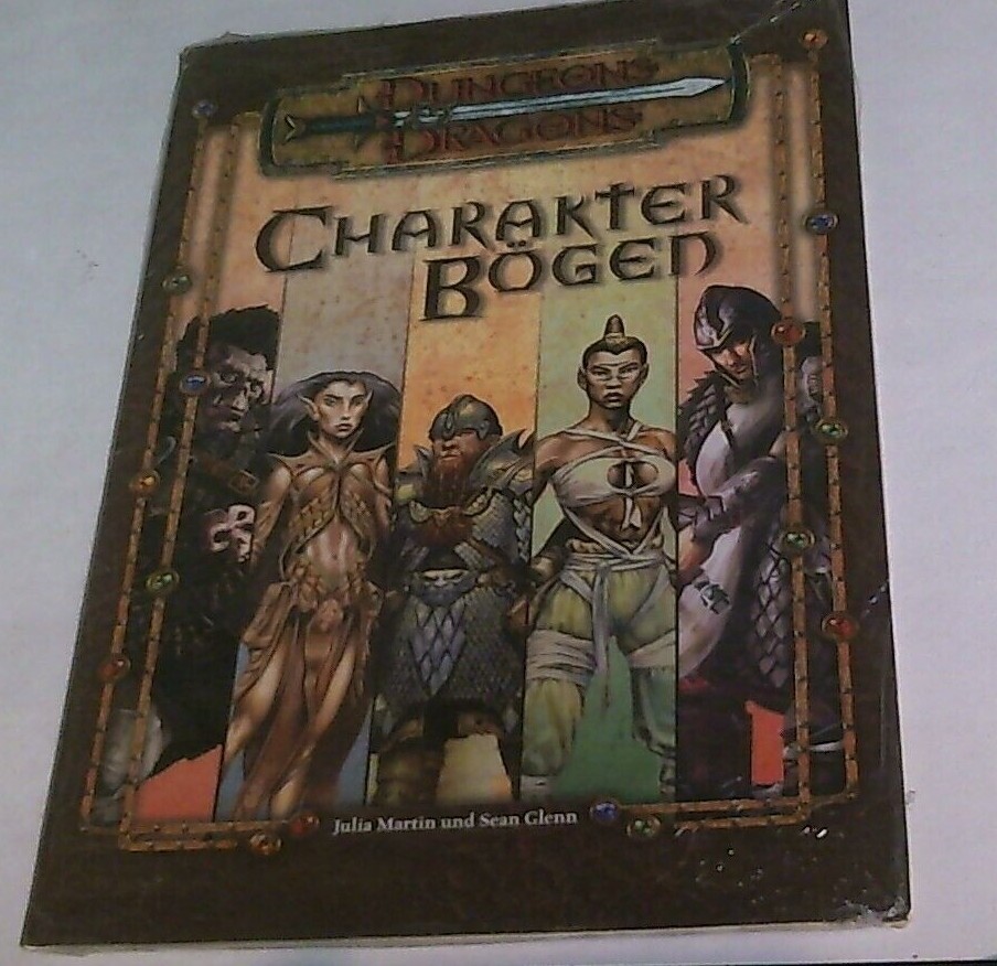 Dungeons & Dragons D20 Character sheets NEW in shrink German charakter bogen