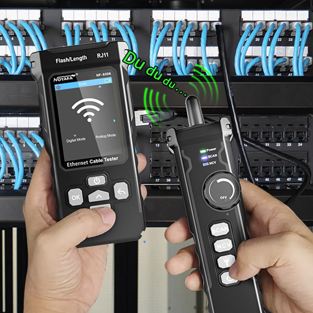Pro Network Cable Tester PING test/IP scan/Poe Measure Length Wiremap Tester