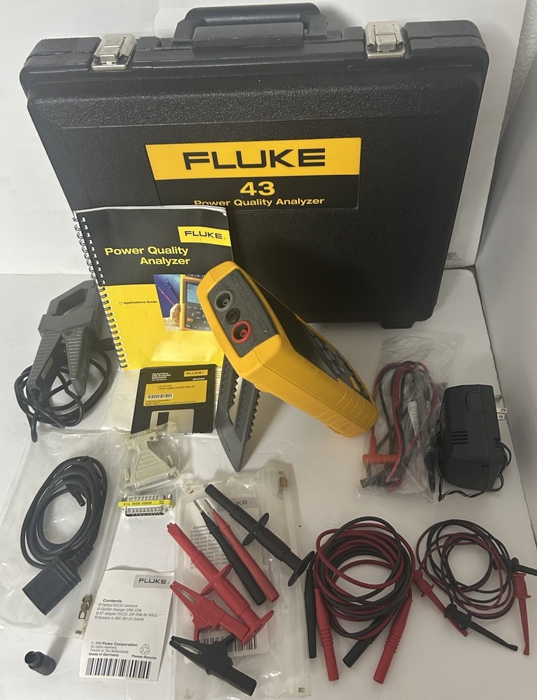 Fluke 43 Power Quality Analyzer Maintain power systems, troubleshoot problems