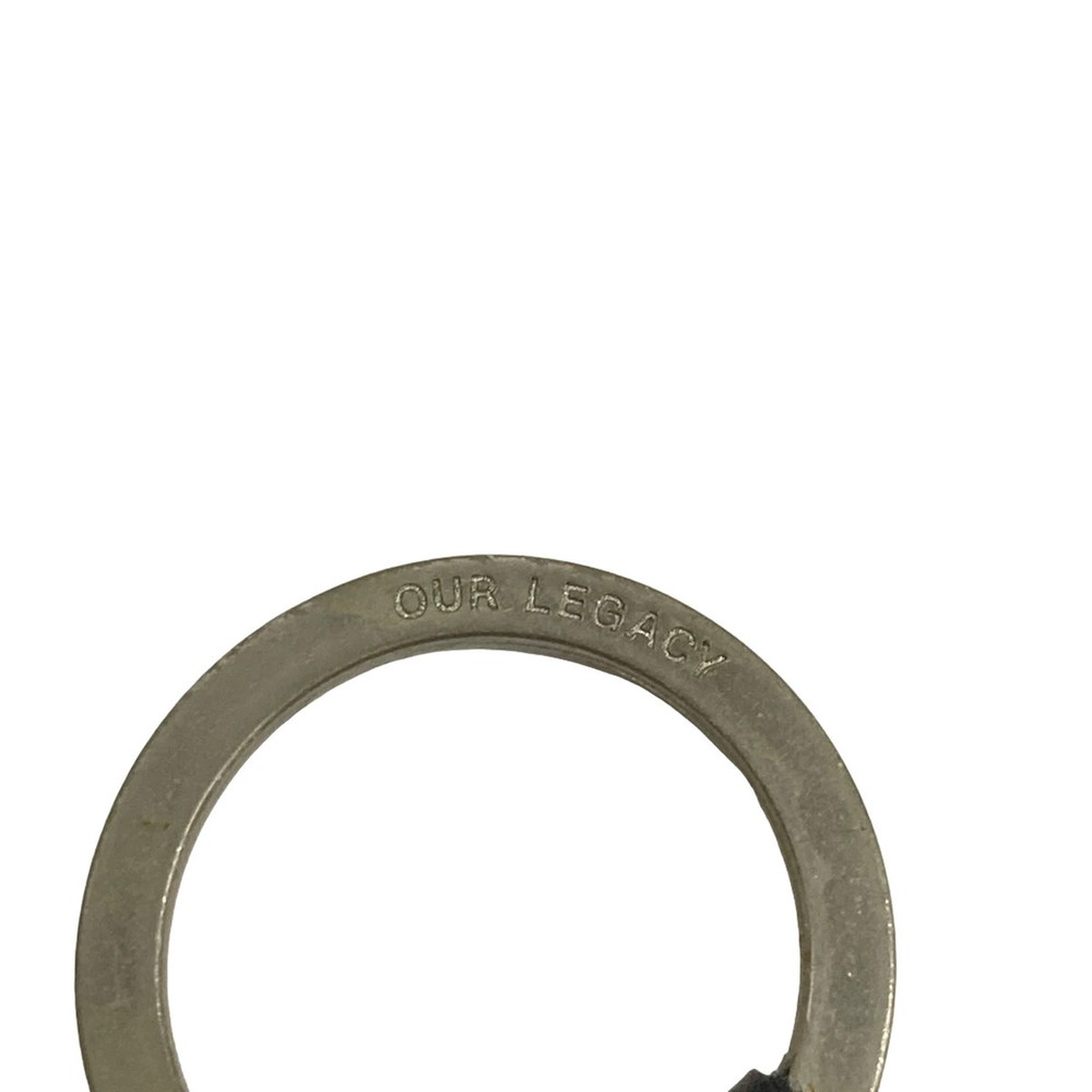 OUR LEGACY - Silver Black Hardware Leather Accessory