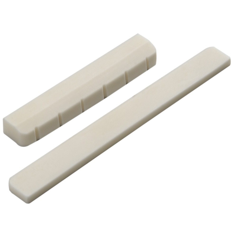 Real Bone Guitar Nut 52mm Bone Bridge Classical Guitar Nut Replacement