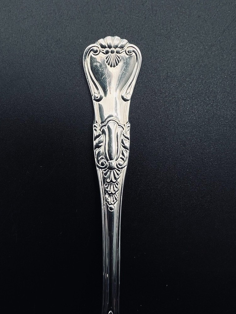 Vintage 7-1/2" Wallace Silverplate China Table Fork Shell Design Scrolls