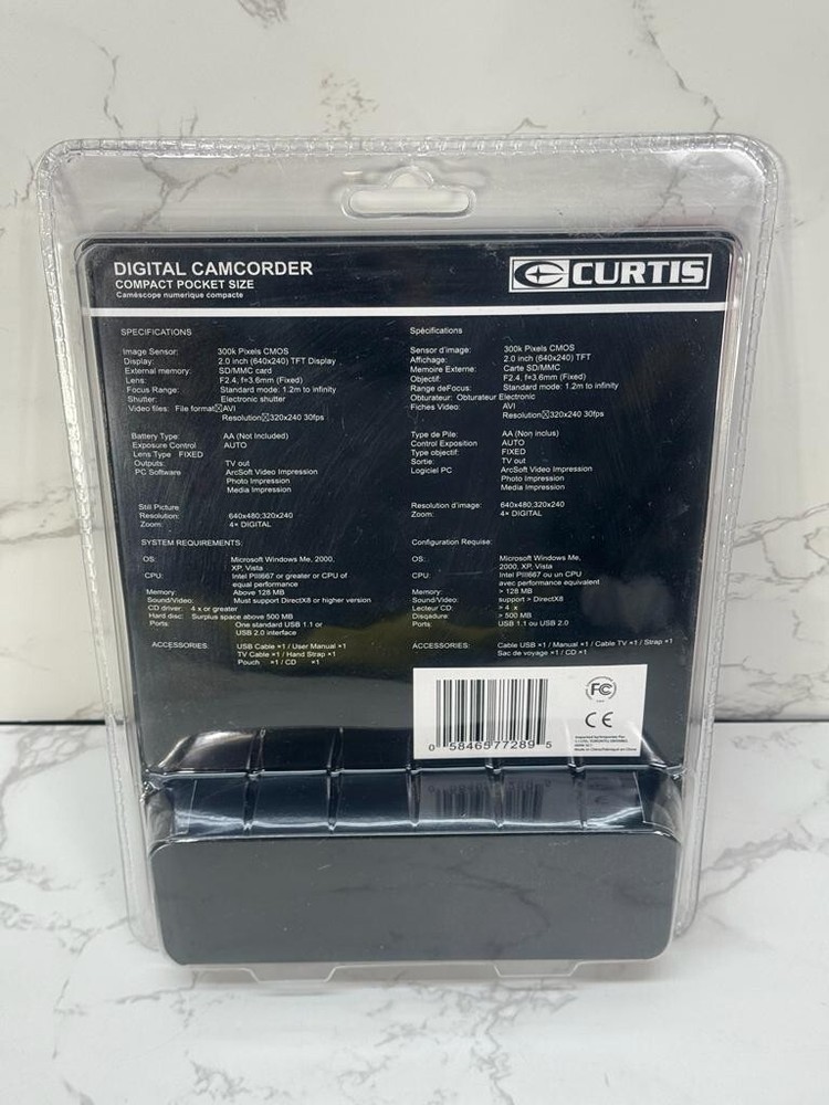 Curtis Digital Camcorder VR215 Compact Pocket Size