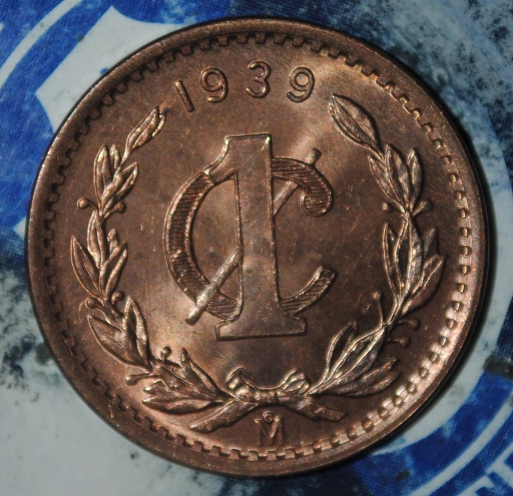 BU Mexico 1 Centavo 1939 {{{D053