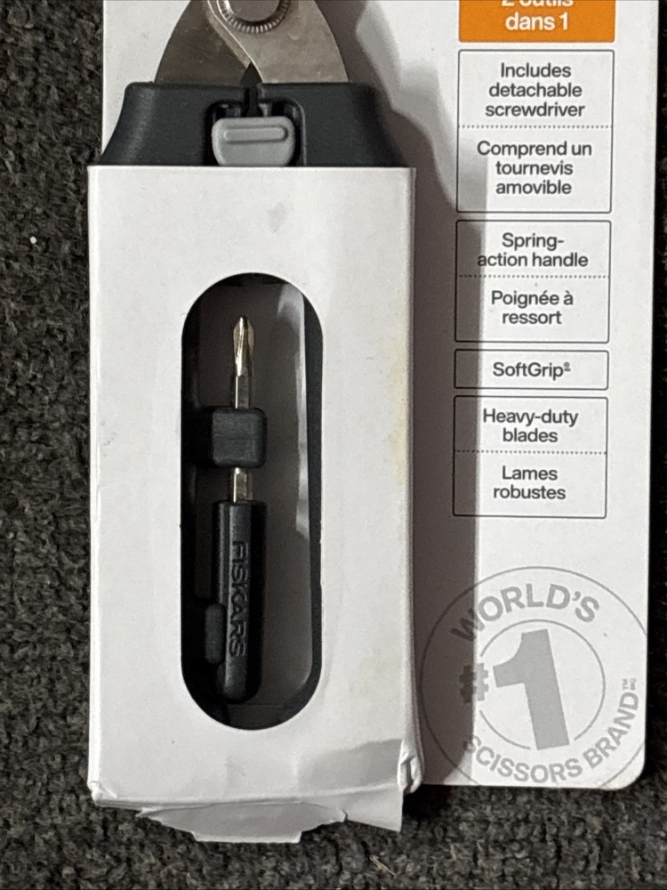 Fiskars Package Opener with Screwdriver