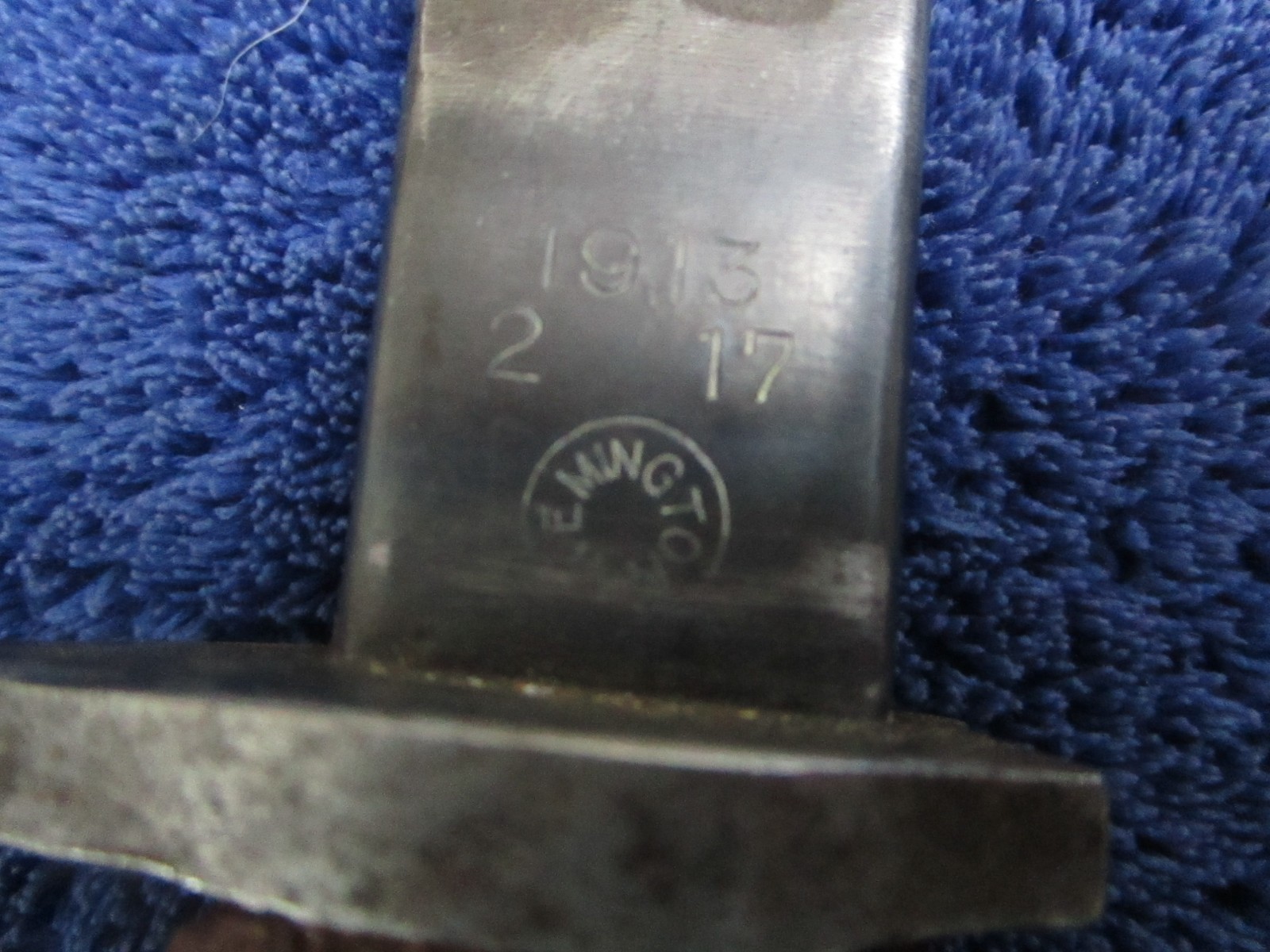 RARE ORIGINAL US M1913 REMINGTON BAYONET AND SCABBARD MAUSER RIFLE CONVERSION