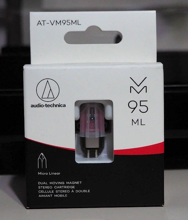audio-technica VM type Stereo Cartridge AT-VM95ML Solid Micro Linear Needle W/T