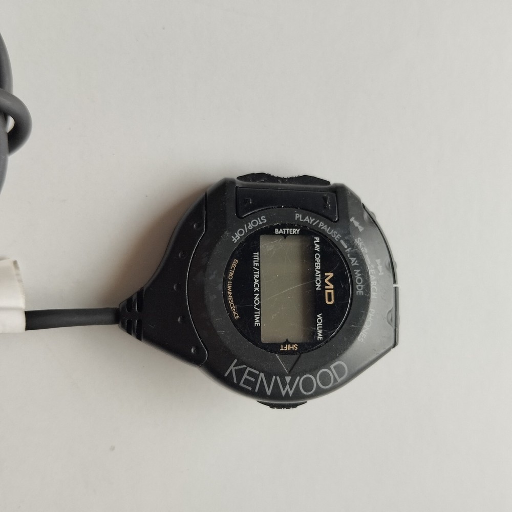 Kenwood Remote for MD Player Display seen from angle