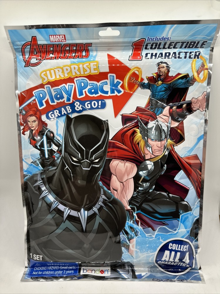 Marvel Avengers Surprise Play Pack Grab and Go! NEW