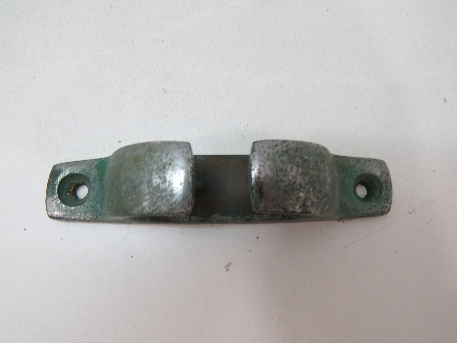 D2C586C 5 Inch Chrome Over Bronze Boat Chock Fairlead Marine