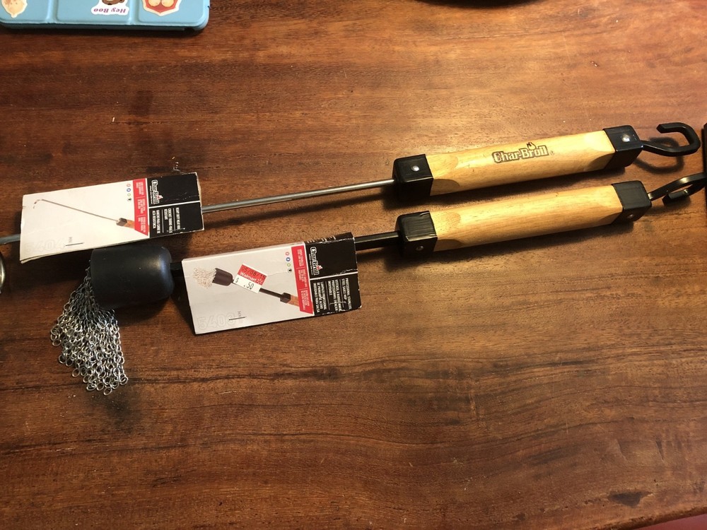 CharBroil " MEAT MOP " + Meat Hook
