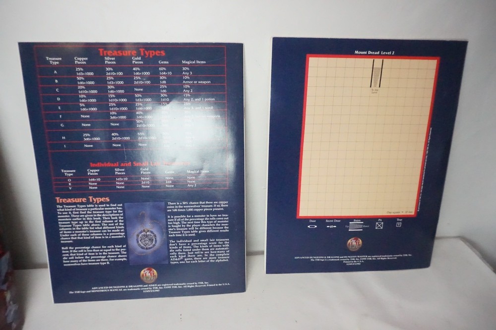 Introduction to Advanced Dungeons & Dragons TSR 1134 No Dice