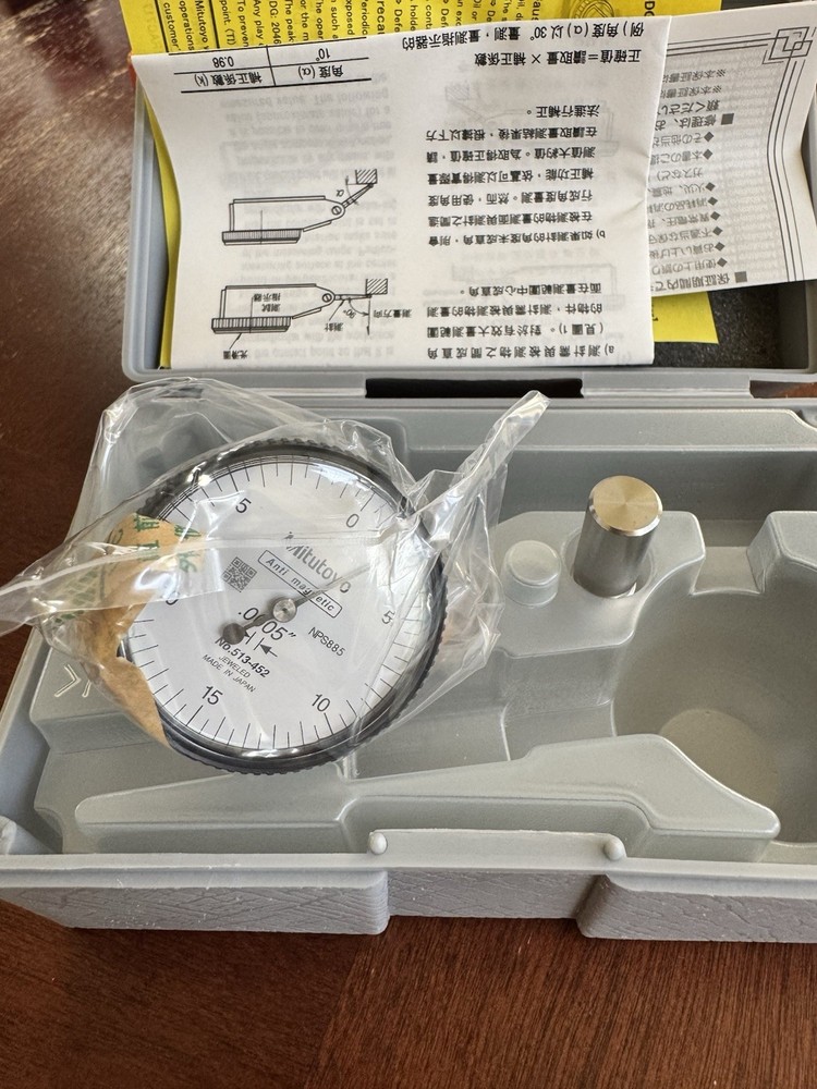 Mitutoyo Dial Test Indicator 513-452 MPN 513-452 Precision Measurement Tool