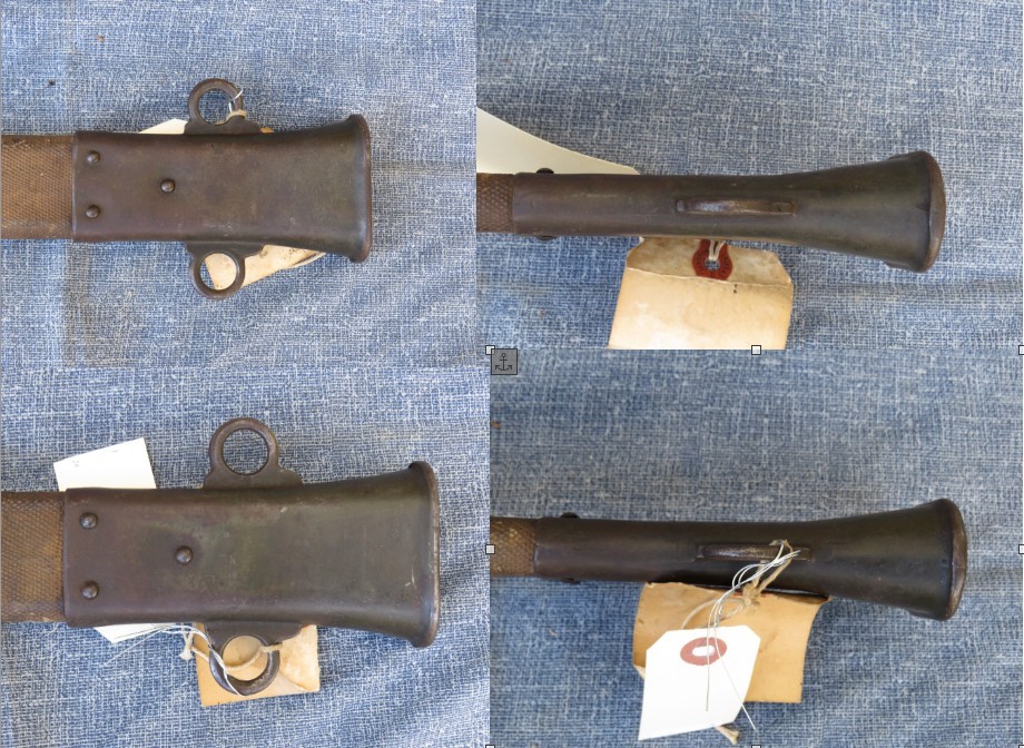 WWI US MODEL 1913 PATTON CAVALRY SWORD w SCABBARD DATED L.F.&C. 1918 EXCELLENT