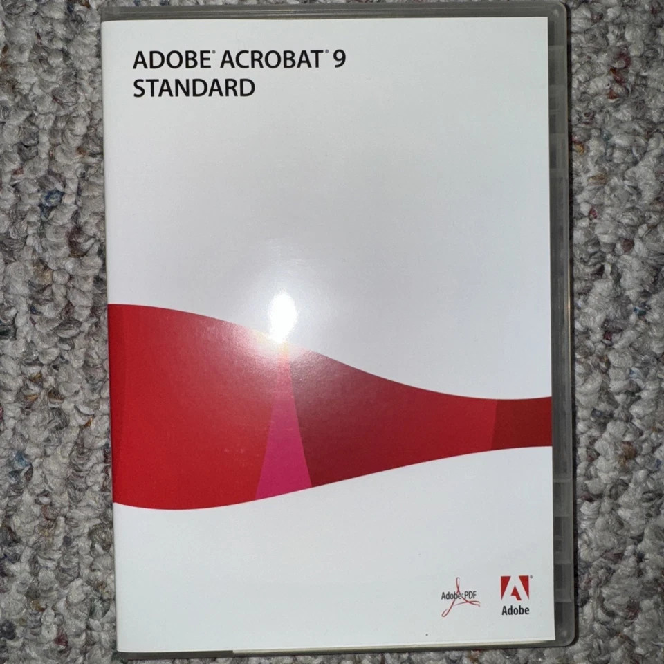 Adobe Acrobat 9  Standard Windows New & Sealed