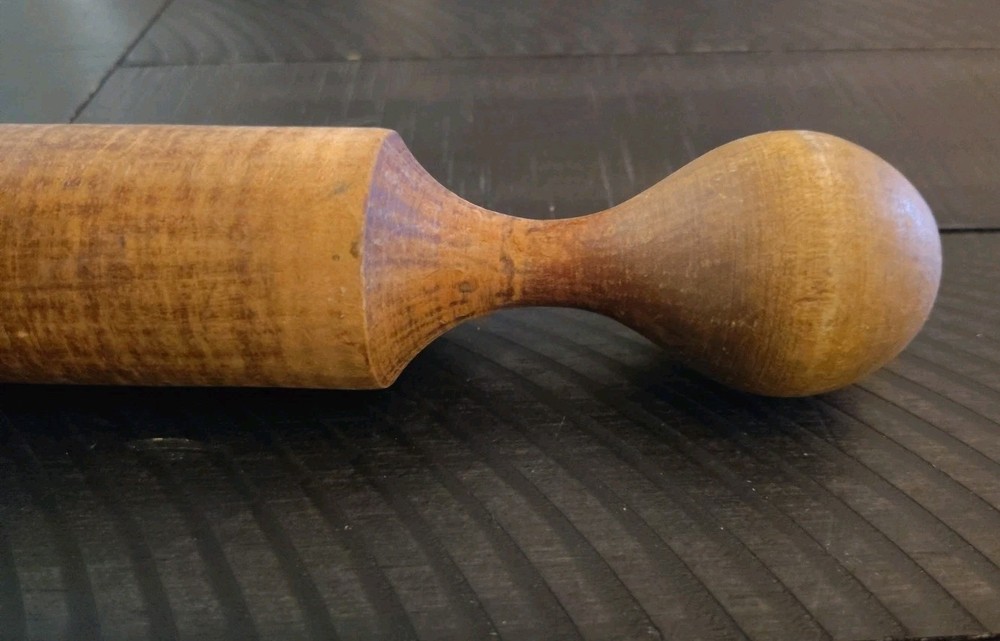Vintage Solid Wood Straining Tool USA Usable Condition Decent Very Rare Unique