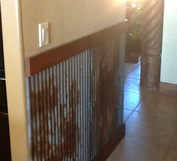 5 pcs 3' x 2' Reclaim Corrugated Metal Sheet Barn Tin Rustic Home Decor Wainscot