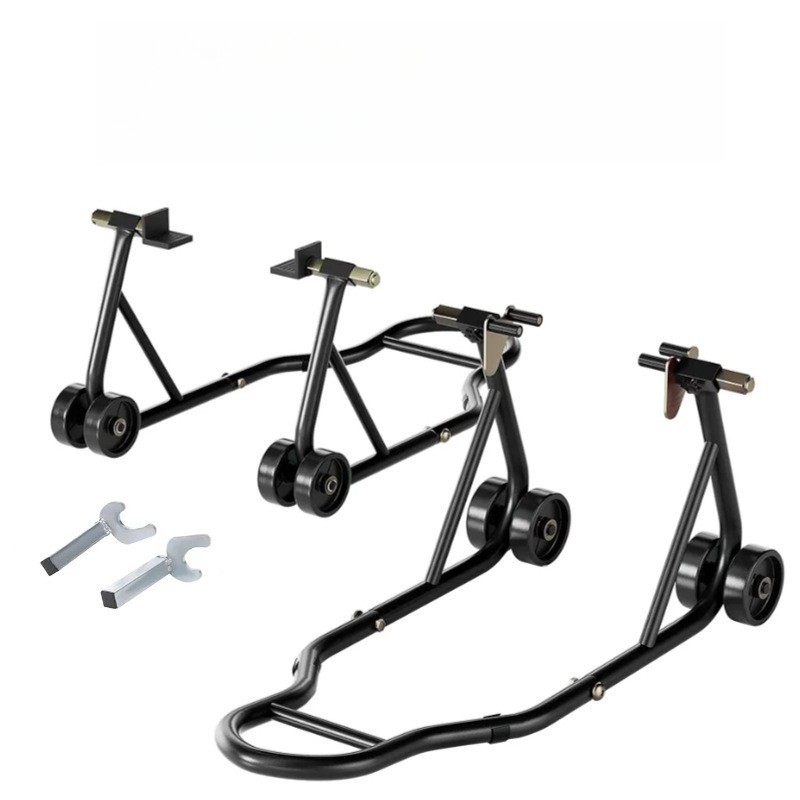 Motorcycle Front & Rear Stand Lift 850lbs Spoolift Paddock Swingarm Bike Support