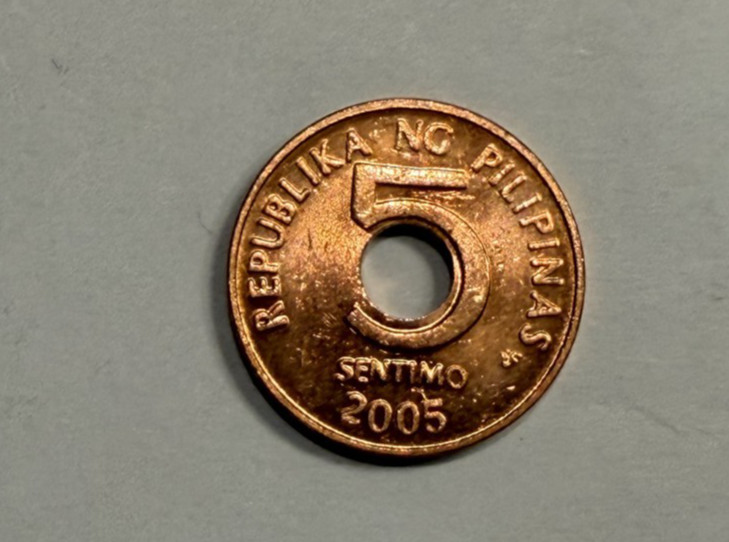 2005 Philippines 5 Sentimo Unc #19477