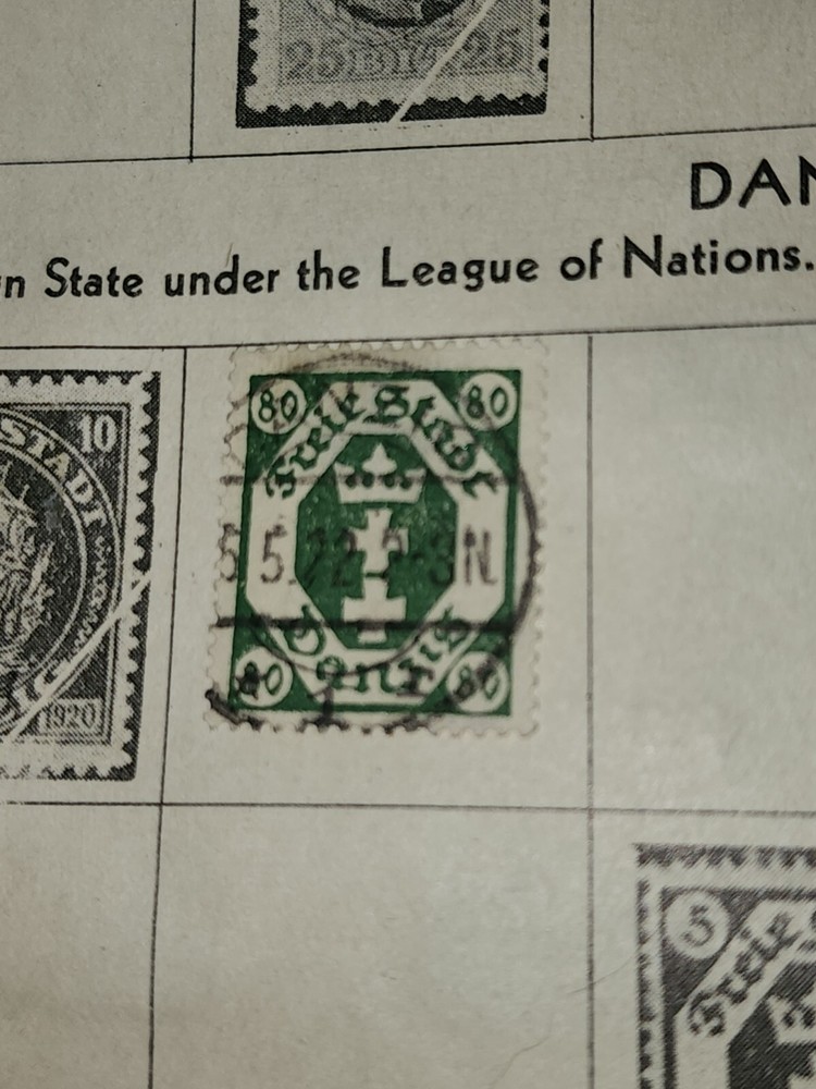 Foreign Danzig 80c Stamp Used - #H206