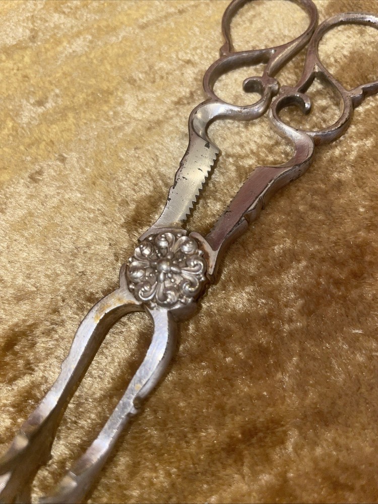 Antique Silver Plated Sugar Nips