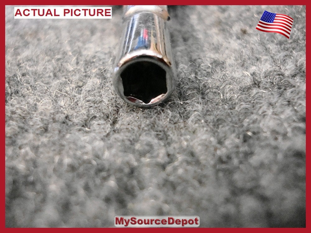 1/4",DEEP SOCKET / 6 POINT, 1/4" DRIVE