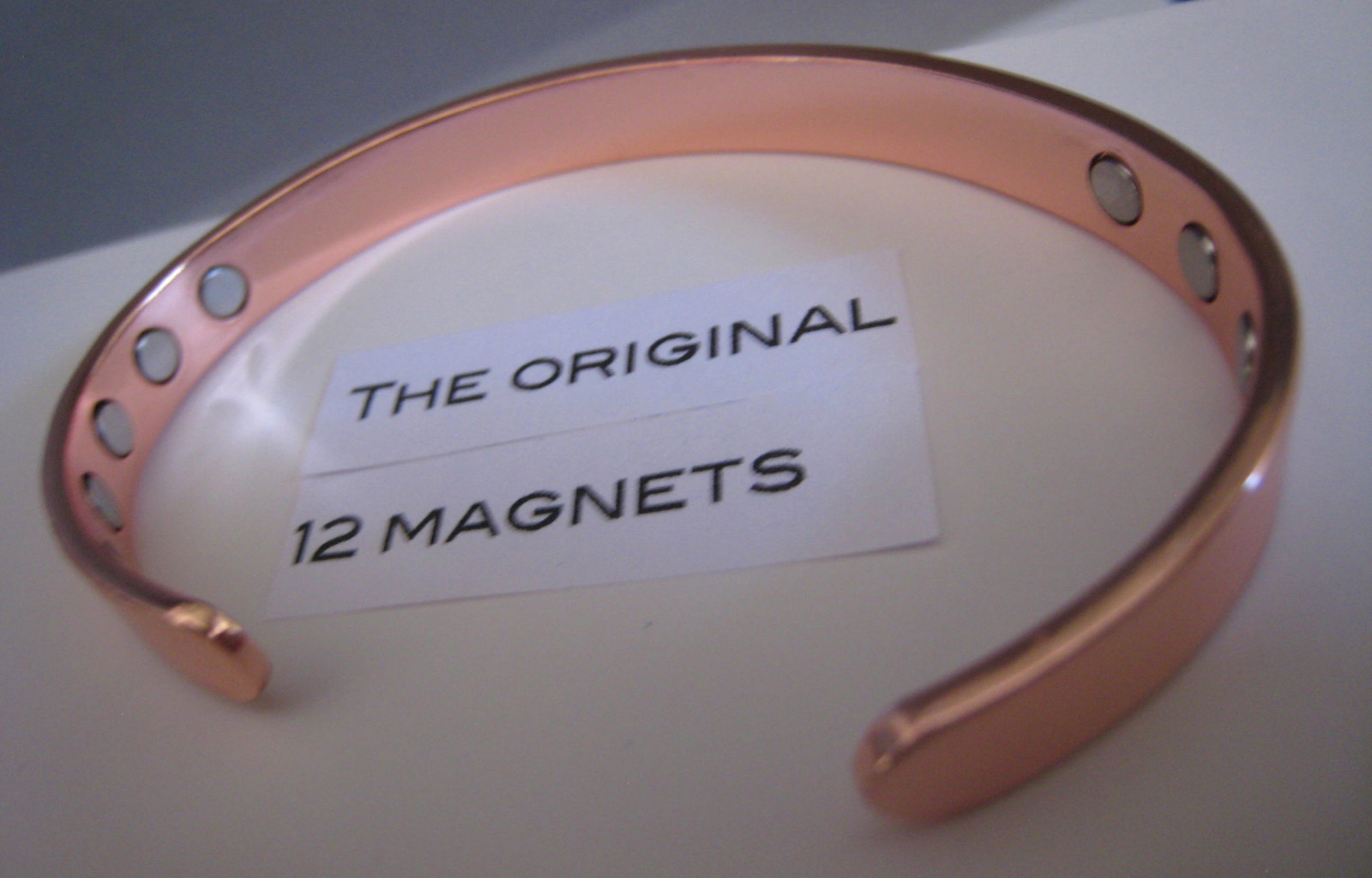 Pure Copper Bracelet 12 Powered Magnets Fashion Arthritis Men Women Cuff New