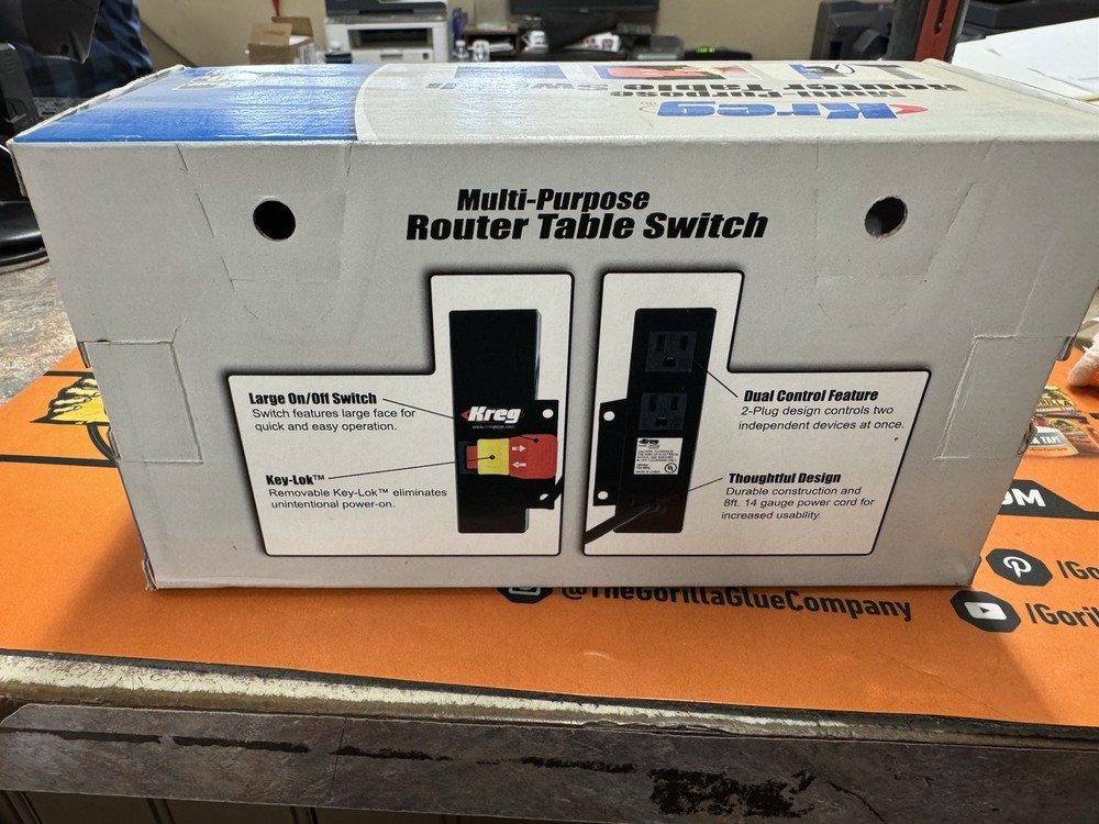 Kreg PRS3100 Router Table Switch, Multi-Purpose