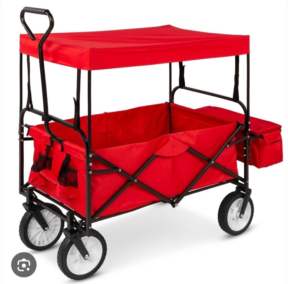 New Red Foldable Wagon