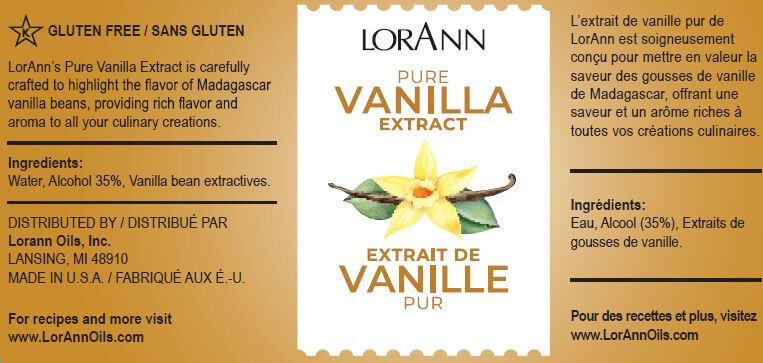 LorAnn Pure Vanilla Extract Flavour 60ml