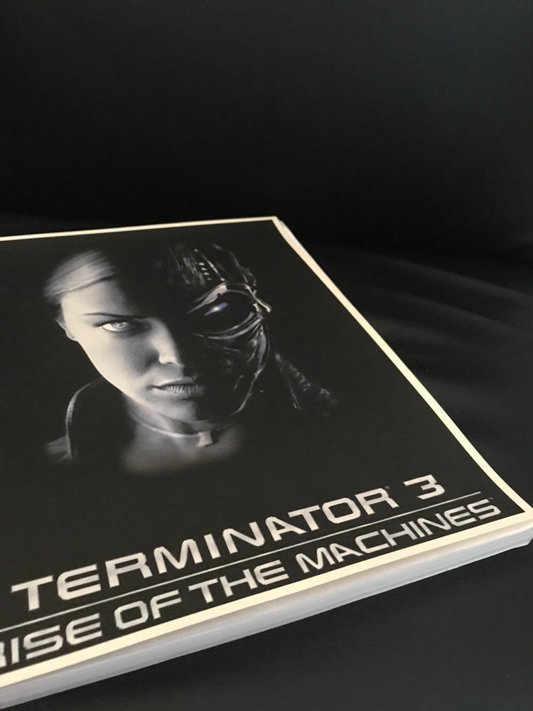 Sony Pictures TERMINATOR TRILOGY Rare Script SCREENPLAY SET Collection