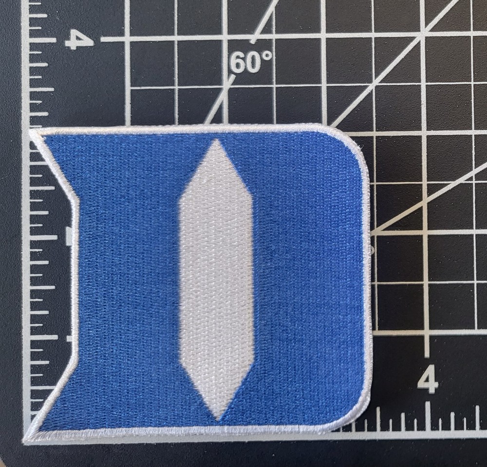 Duke Blue Devils 3.5" Iron or Sew On Embroidered Patch ~FREE Tracking!!