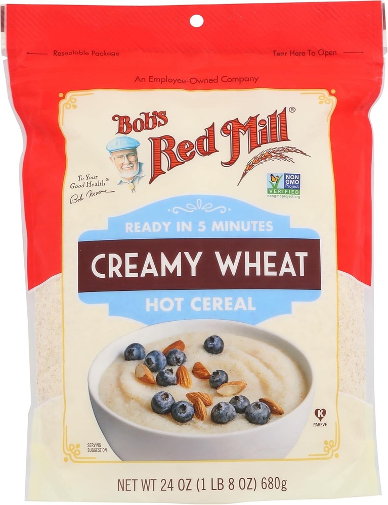 Crey Wheat Hot Cereal, - Vegan, Kosher