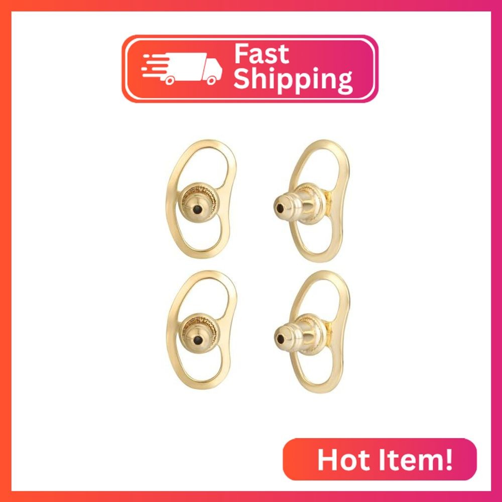 Earring Backs for Droopy Ears, JIACHARMED Locking Bullet Earring Backs Replaceme