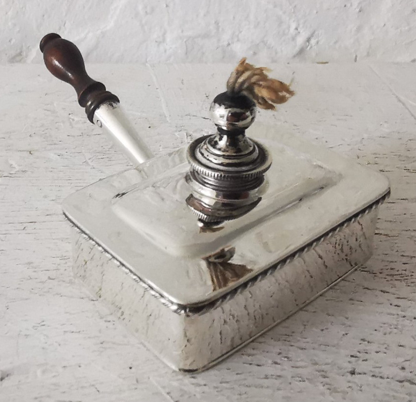 Asprey Fine Solid Silver Table Lighter - London 1938