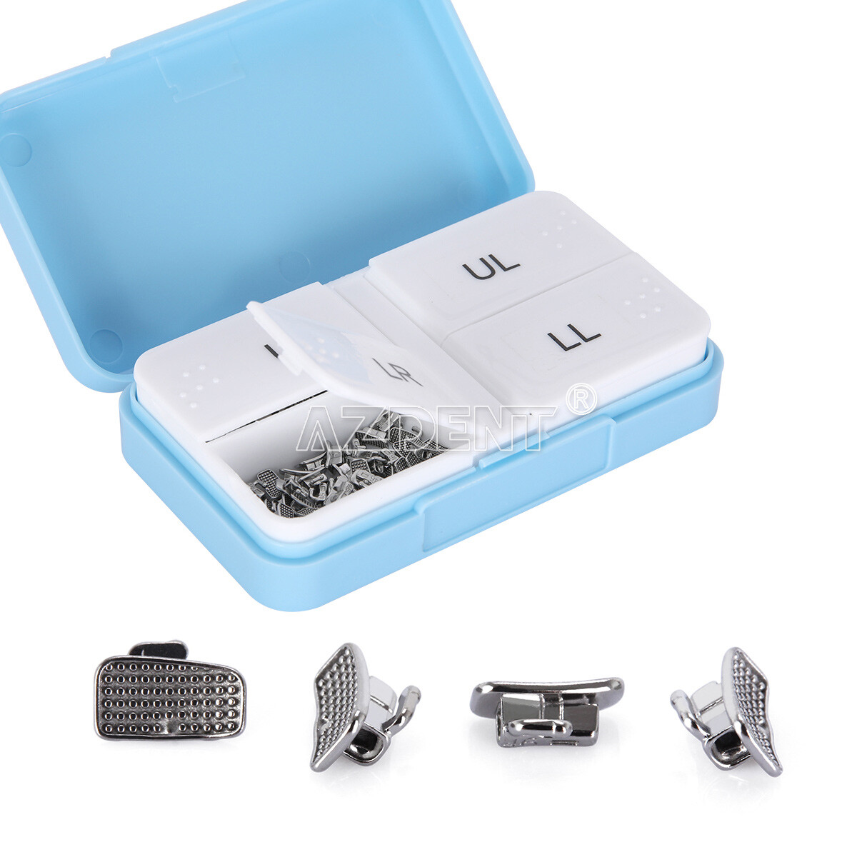 50Sets Dental Orthodontic Buccal Tube 1st 2nd Molar Tube Roth MBT 022/018 AZDENT