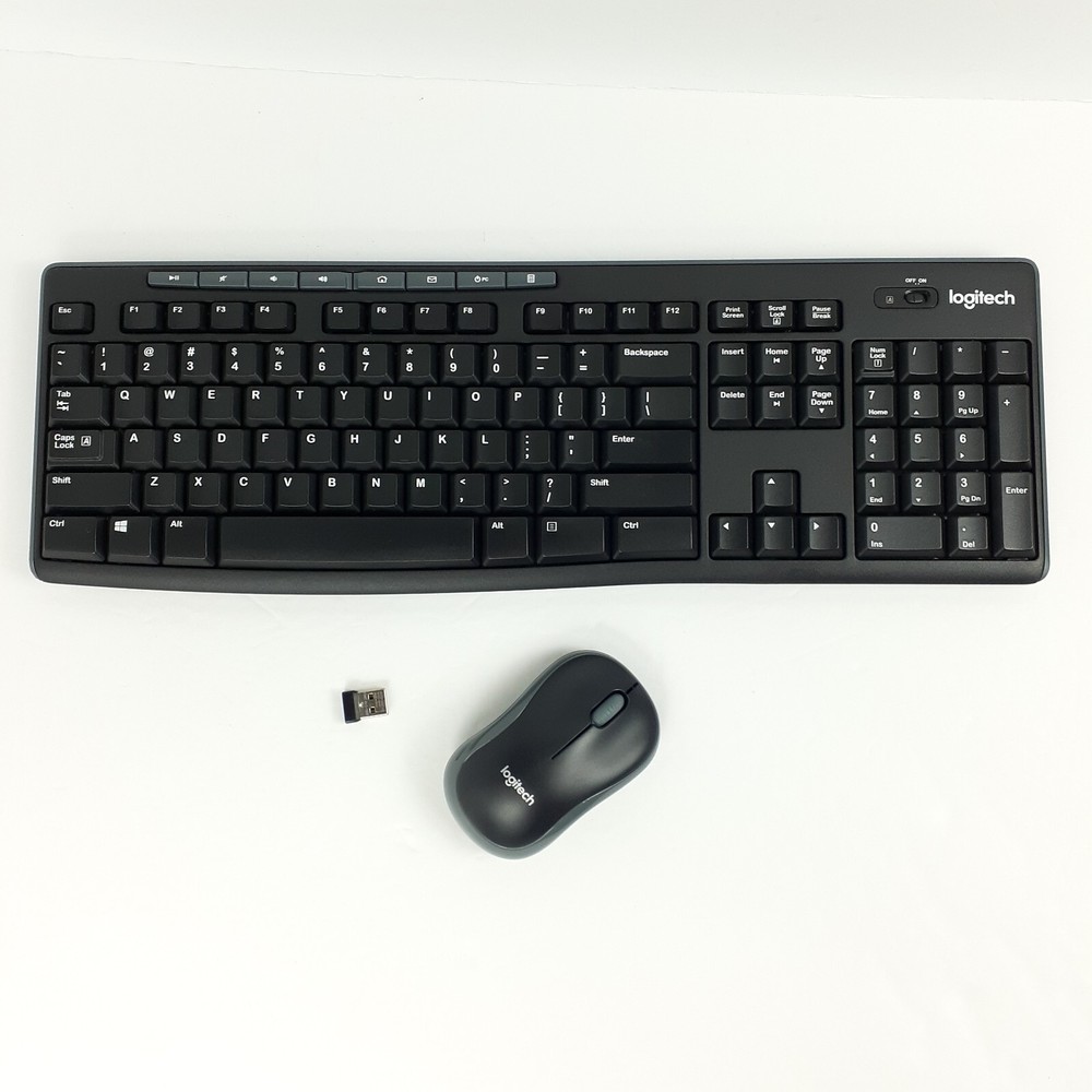 Logitech MK270 Wireless Keyboard Mouse Combo USB Dongle K270 M185 Tested
