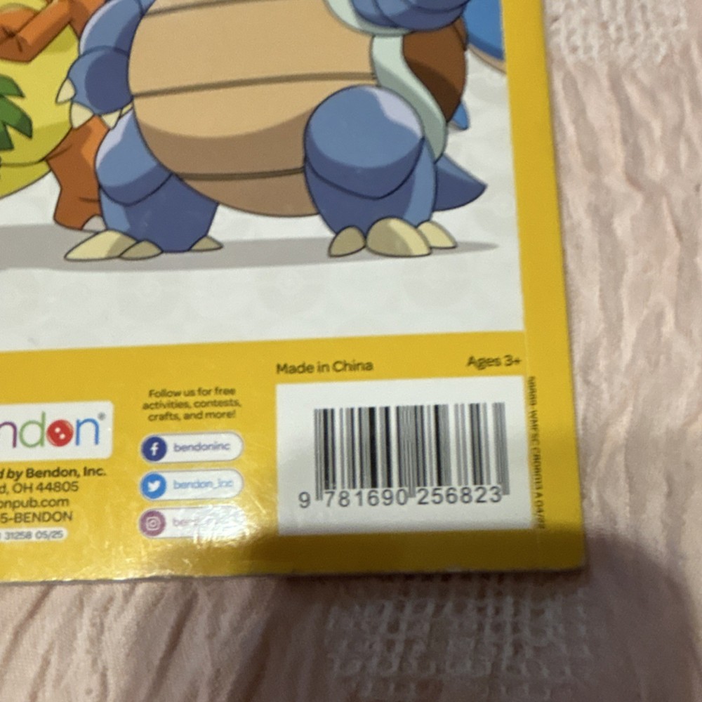 Bendon Pokemon Advanced Coloring Book