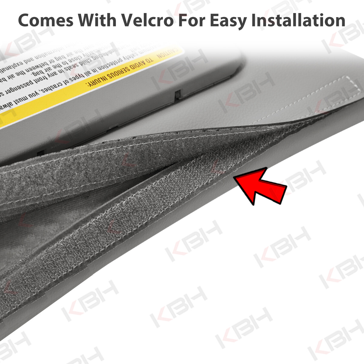 2pcs Fits 1995-1999 Tahoe Suburban Yukon Sun Visor Leather Cover Trim Gray KBH