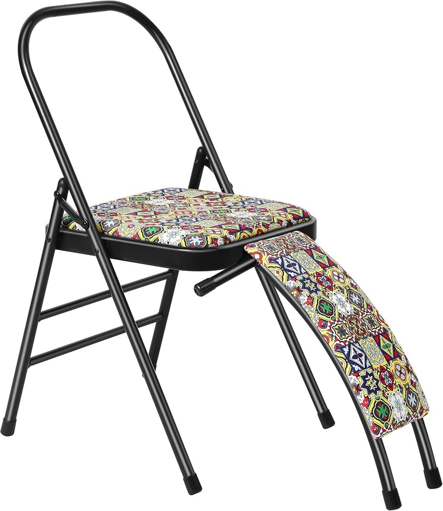 Backless Yoga Chair Prop Flexibility & Strength Training Tool