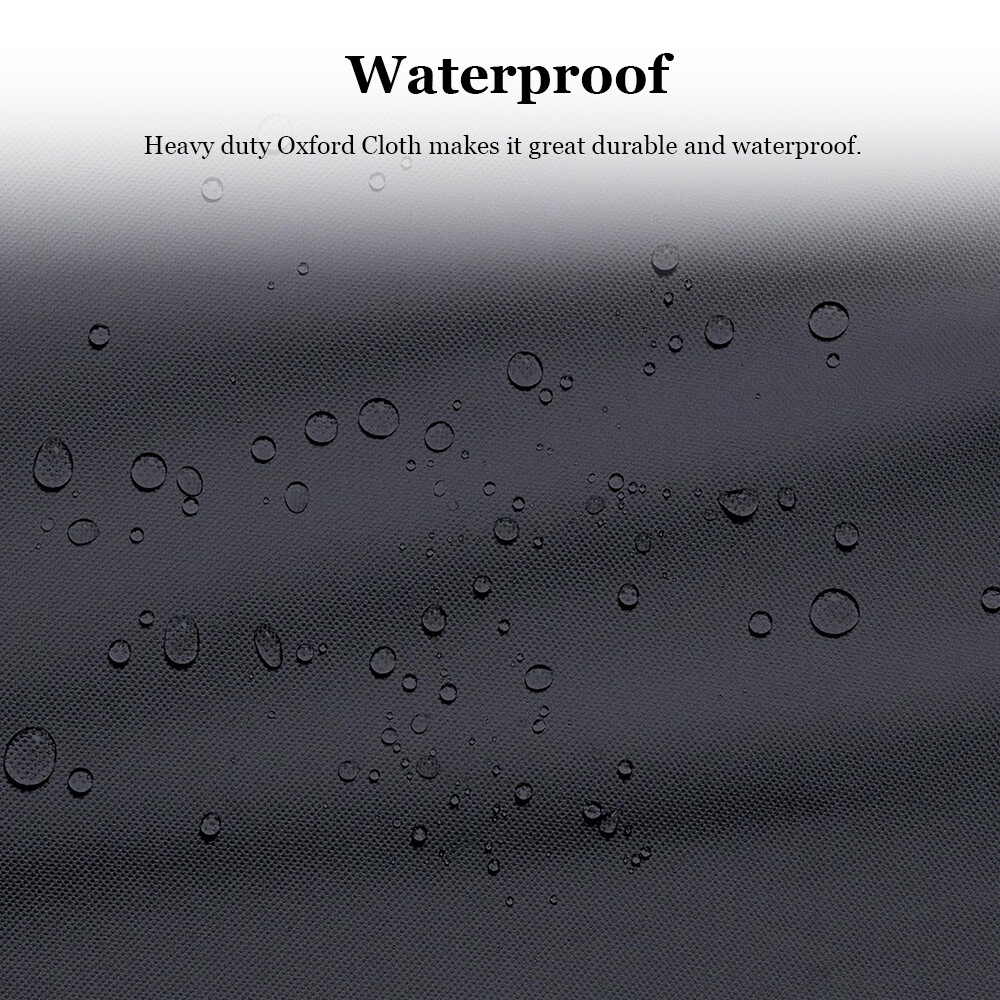 30” Heavy Duty Fire Pit Cover Round Outdoor Firepit Bowl Waterproof Fireplace