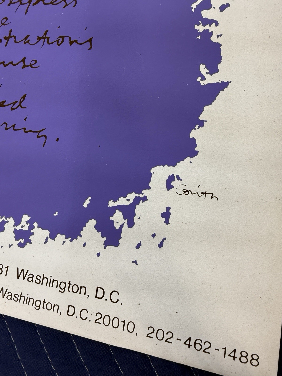 Protest Poster March on the Pentagon May 1981 Anti War El Salvador is All Of Us