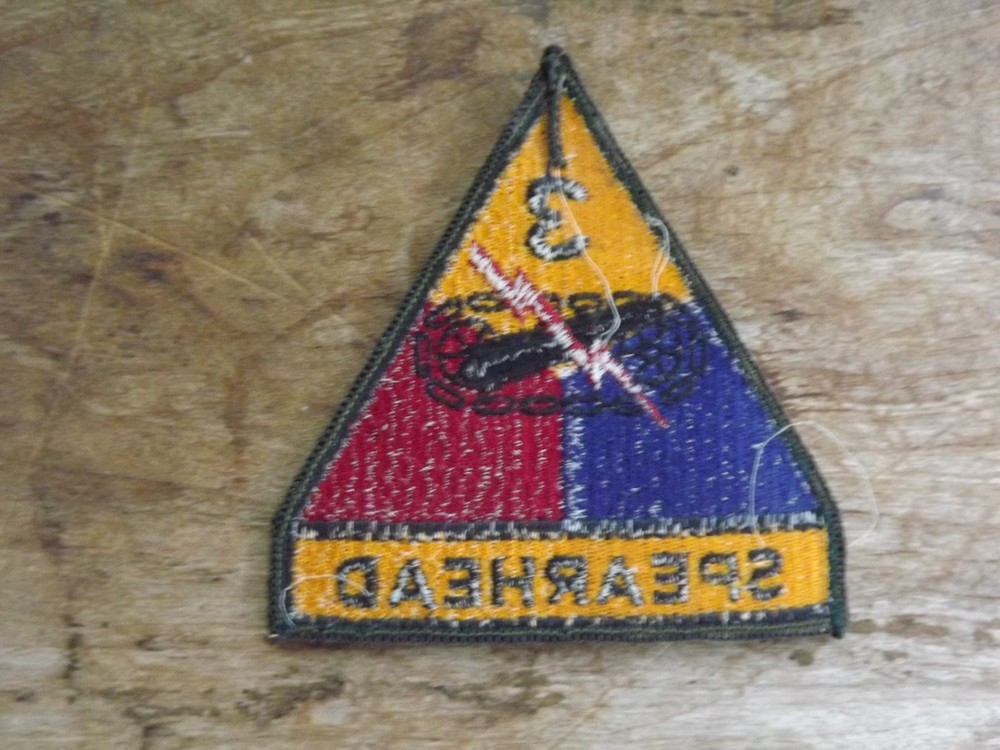 3rd Armored Division Spearhead Patch - INV# C1014