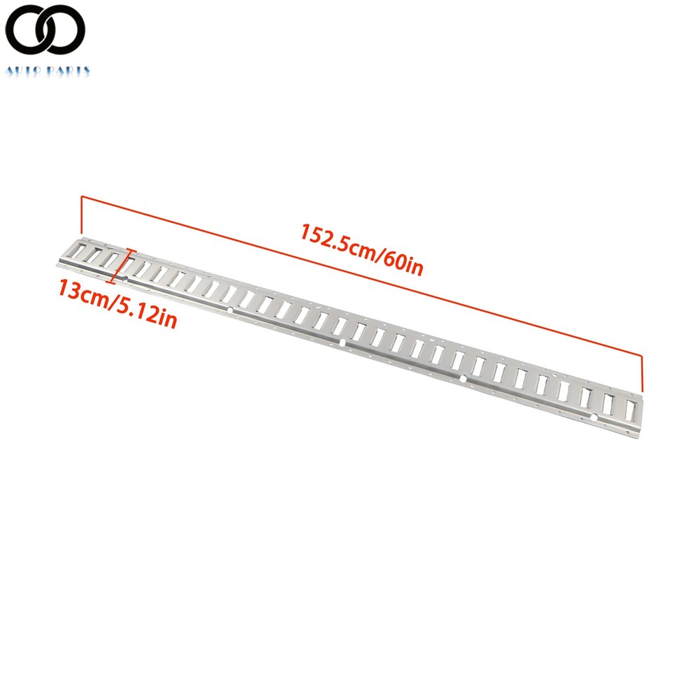 6 Pack 5' Horizontal E Track Tie Down Rail Kit Galvanized Steel Secure Cargo New