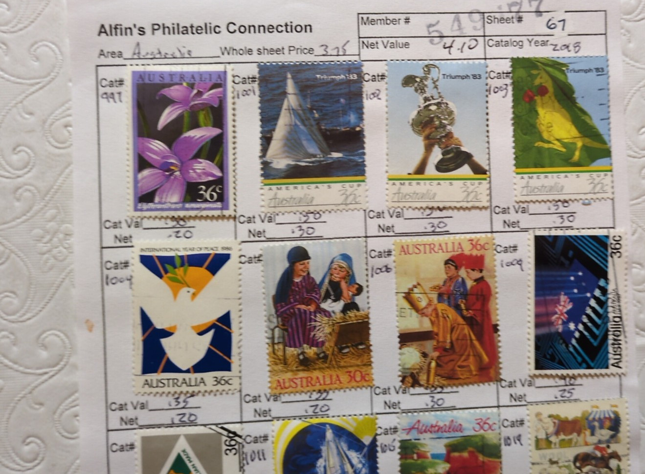 APC W6761 Australia most used on circuit sheets with $60 scv