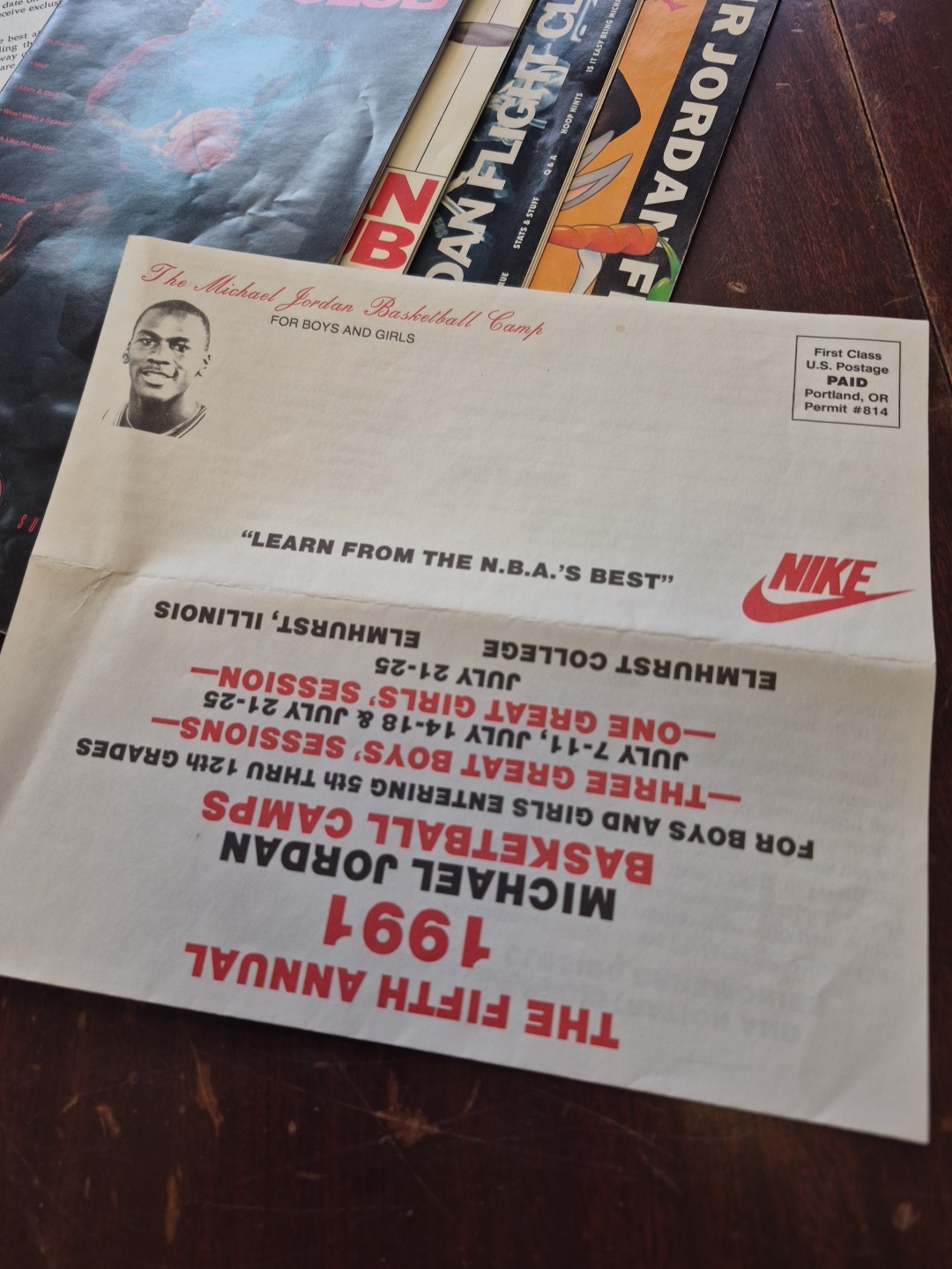 1991 Air Jordan Flight Club Welcome Kit 10pcs Including 1991 Calendar